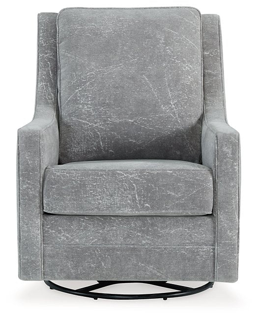 Kambria Swivel Glider Accent Chair - Affordable Home Luxury