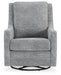 Kambria Swivel Glider Accent Chair - Affordable Home Luxury