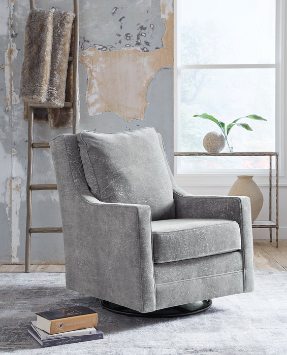 Kambria Swivel Glider Accent Chair - Affordable Home Luxury