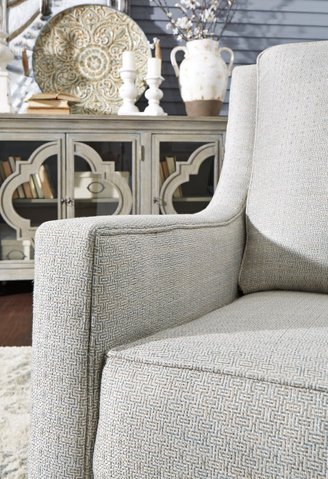 Kambria Swivel Glider Accent Chair - Affordable Home Luxury