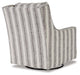 Kambria Swivel Glider Accent Chair - Affordable Home Luxury