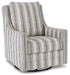 Kambria Swivel Glider Accent Chair - Affordable Home Luxury