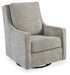 Kambria Swivel Glider Accent Chair - Affordable Home Luxury