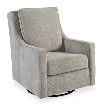 Kambria Swivel Glider Accent Chair - Affordable Home Luxury