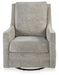 Kambria Swivel Glider Accent Chair - Affordable Home Luxury