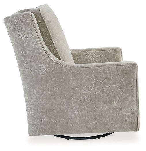 Kambria Swivel Glider Accent Chair - Affordable Home Luxury