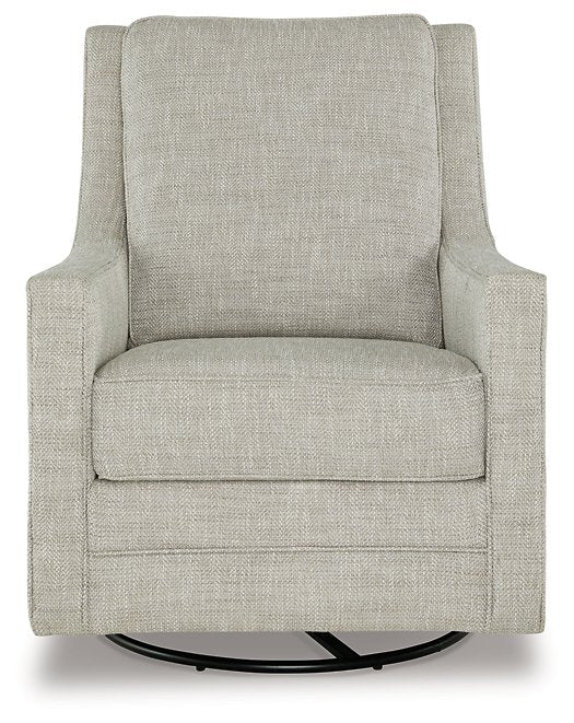 Kambria Swivel Glider Accent Chair - Affordable Home Luxury