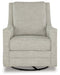 Kambria Swivel Glider Accent Chair - Affordable Home Luxury