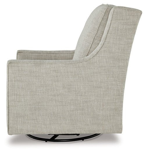 Kambria Swivel Glider Accent Chair - Affordable Home Luxury