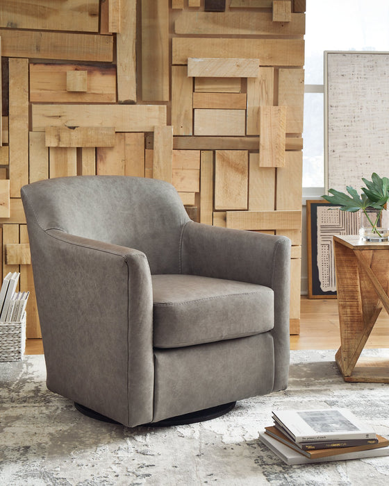 Bradney Swivel Accent Chair - Affordable Home Luxury