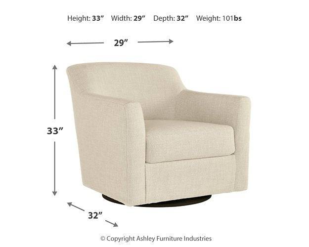 Bradney Swivel Accent Chair - Affordable Home Luxury