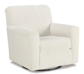 Herstow Swivel Glider Accent Chair - Affordable Home Luxury