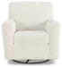 Herstow Swivel Glider Accent Chair - Affordable Home Luxury