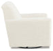 Herstow Swivel Glider Accent Chair - Affordable Home Luxury