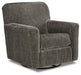 Herstow Swivel Glider Accent Chair - Affordable Home Luxury