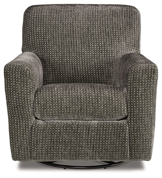 Herstow Swivel Glider Accent Chair - Affordable Home Luxury