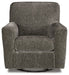 Herstow Swivel Glider Accent Chair - Affordable Home Luxury