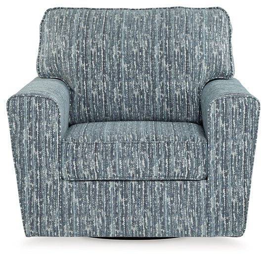 Aterburm Swivel Accent Chair - Affordable Home Luxury