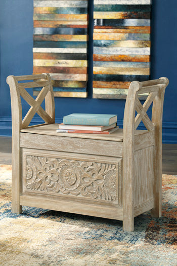 Fossil Ridge Accent Bench - Affordable Home Luxury