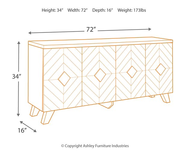 Robin Ridge Accent Cabinet - Affordable Home Luxury