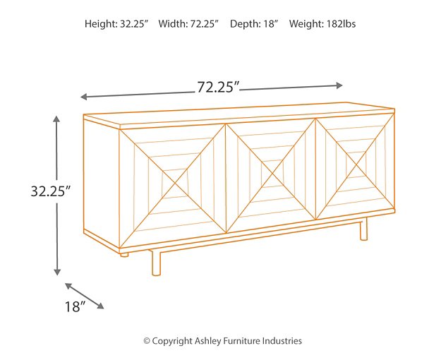 Fair Ridge Accent Cabinet - Affordable Home Luxury