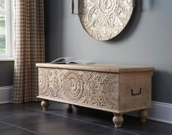 Fossil Ridge Storage Bench - Affordable Home Luxury