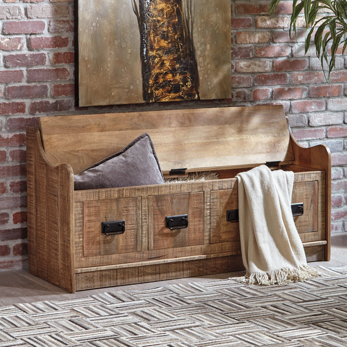 Garrettville Storage Bench - Affordable Home Luxury