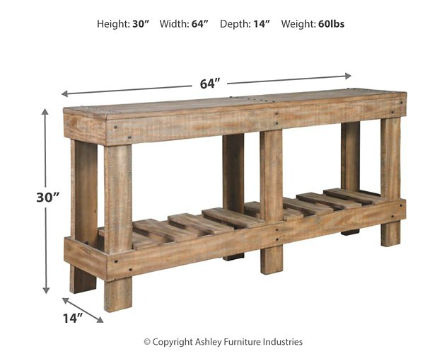 Susandeer Sofa/Console Table - Affordable Home Luxury