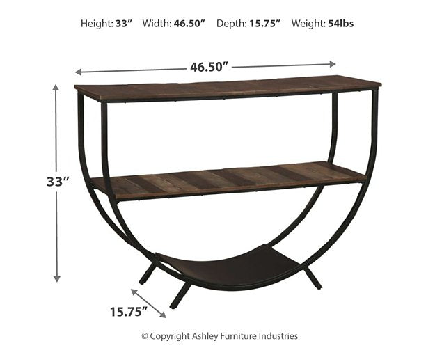 Lamoney Sofa/Console Table - Affordable Home Luxury