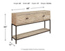 Roanley Sofa/Console Table - Affordable Home Luxury