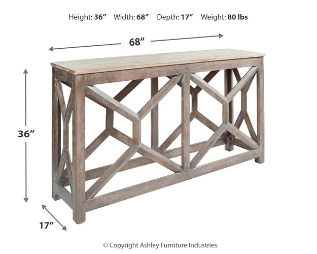 Lanzburg Sofa/Console Table - Affordable Home Luxury