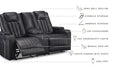 Center Point Reclining Loveseat with Console - Affordable Home Luxury