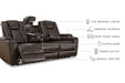 Mancin Reclining Sofa with Drop Down Table - Affordable Home Luxury