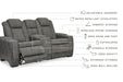 Next-Gen DuraPella Power Reclining Loveseat with Console - Affordable Home Luxury