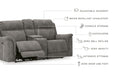 Next-Gen DuraPella Power Reclining Loveseat with Console - Affordable Home Luxury