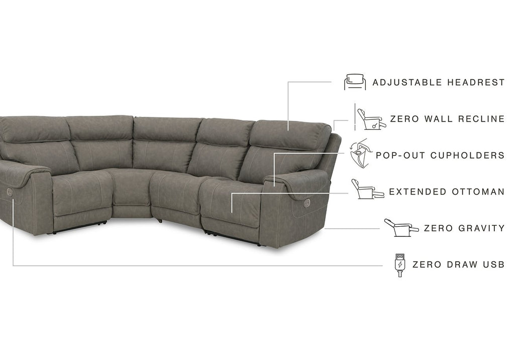 Starbot Power Reclining Sectional - Affordable Home Luxury