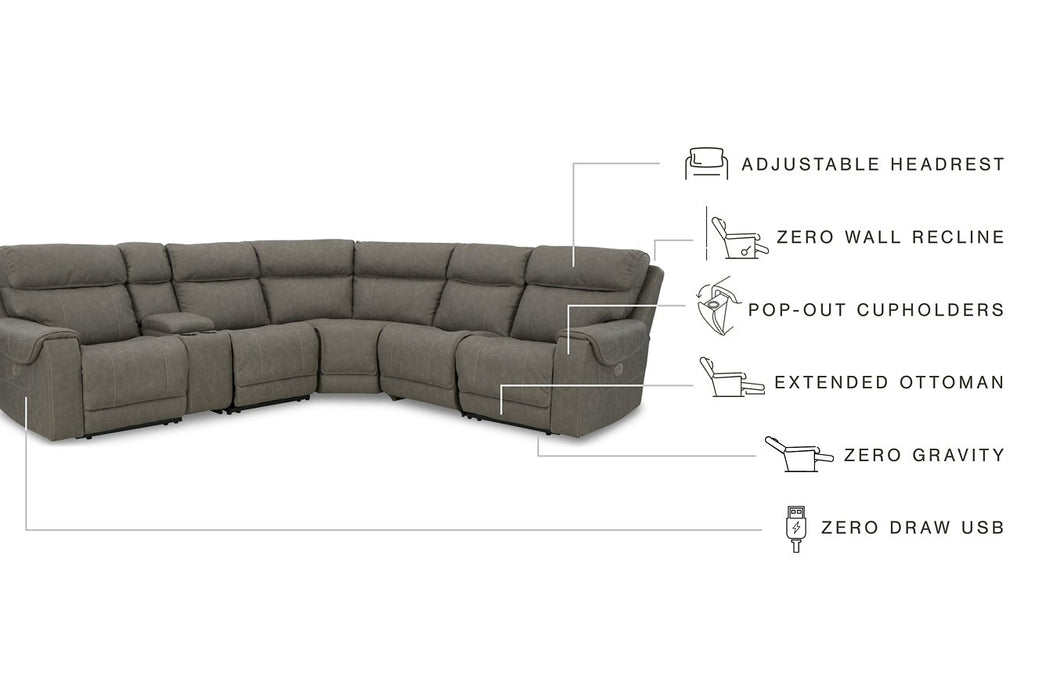 Starbot Power Reclining Sectional - Affordable Home Luxury