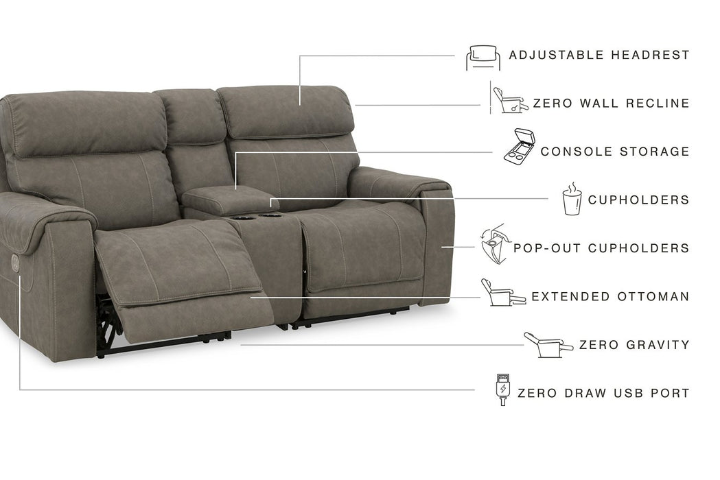 Starbot 3-Piece Power Reclining Loveseat with Console - Affordable Home Luxury