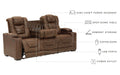 Owner's Box Power Reclining Sofa - Affordable Home Luxury