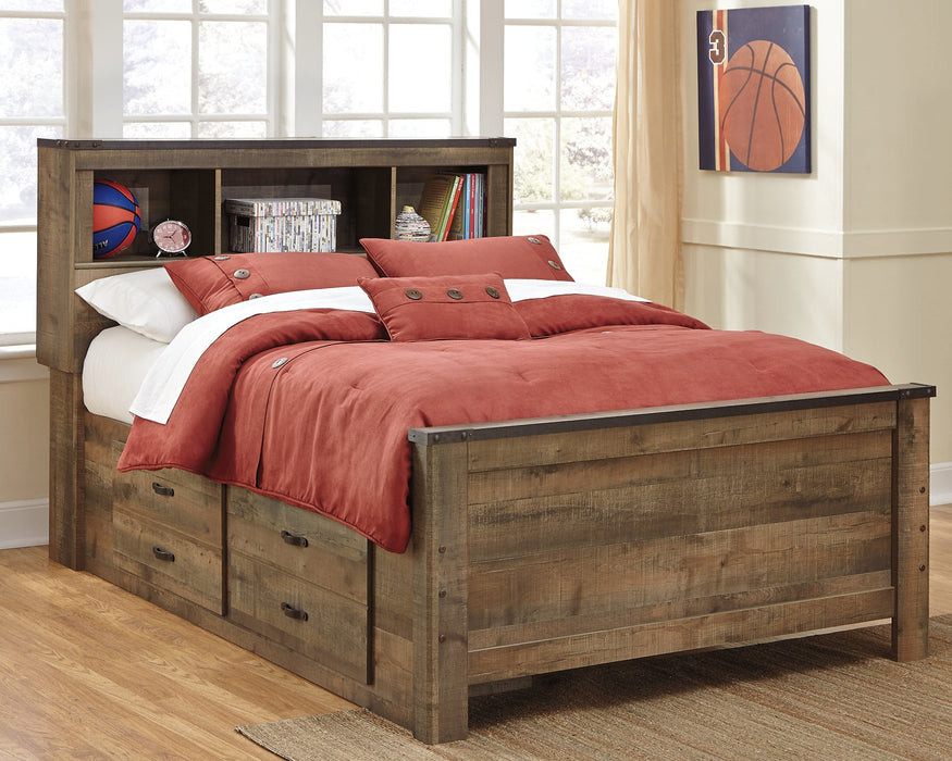 Trinell Bed with 2 Storage Drawers - Affordable Home Luxury