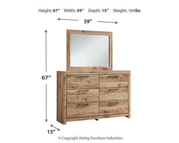 Hyanna Dresser and Mirror - Affordable Home Luxury