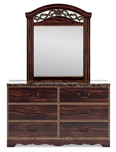 Glosmount Dresser and Mirror - Affordable Home Luxury