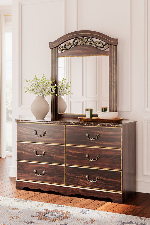 Glosmount Dresser and Mirror - Affordable Home Luxury