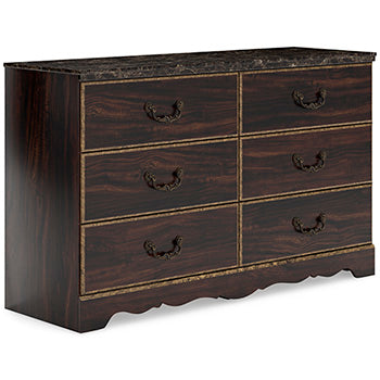 Glosmount Dresser and Mirror - Affordable Home Luxury