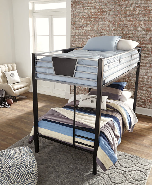 Dinsmore Bunk Bed with Ladder - Affordable Home Luxury