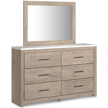 Senniberg Dresser and Mirror - Affordable Home Luxury