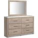 Senniberg Dresser and Mirror - Affordable Home Luxury