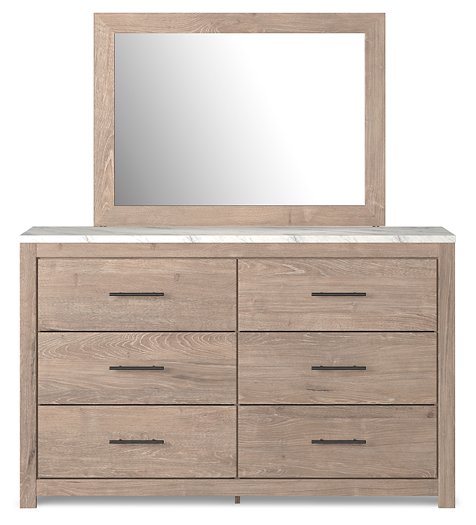 Senniberg Dresser and Mirror - Affordable Home Luxury