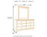 Huey Vineyard Dresser and Mirror - Affordable Home Luxury