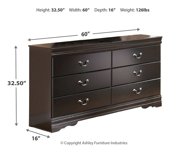 Huey Vineyard Dresser and Mirror - Affordable Home Luxury